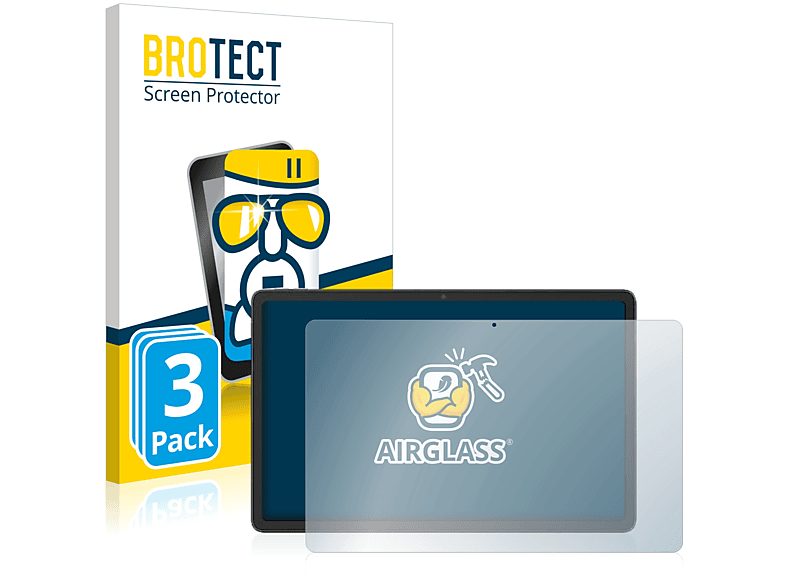 BROTECT 3x Airglass klare Schutzfolie(für Lenovo Pad Pro 2022)