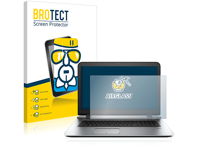 BROTECT Airglass klare Schutzfolie(für HP ProBook 470 G0)