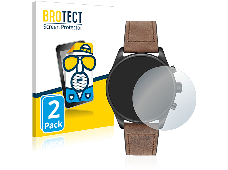 BROTECT 2x matte Chronograph 58114148) Schutzfolie(für Boss Hugo