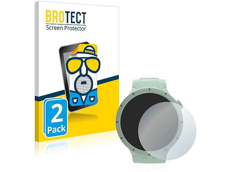 BROTECT 2x matte Schutzfolie(für Swatch Big Bold Bioceramic)