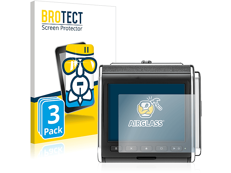 BROTECT 3x Airglass klare II-1 CFV Hasselblad SPECIAL Schutzfolie(für 907X 50C EDITION)