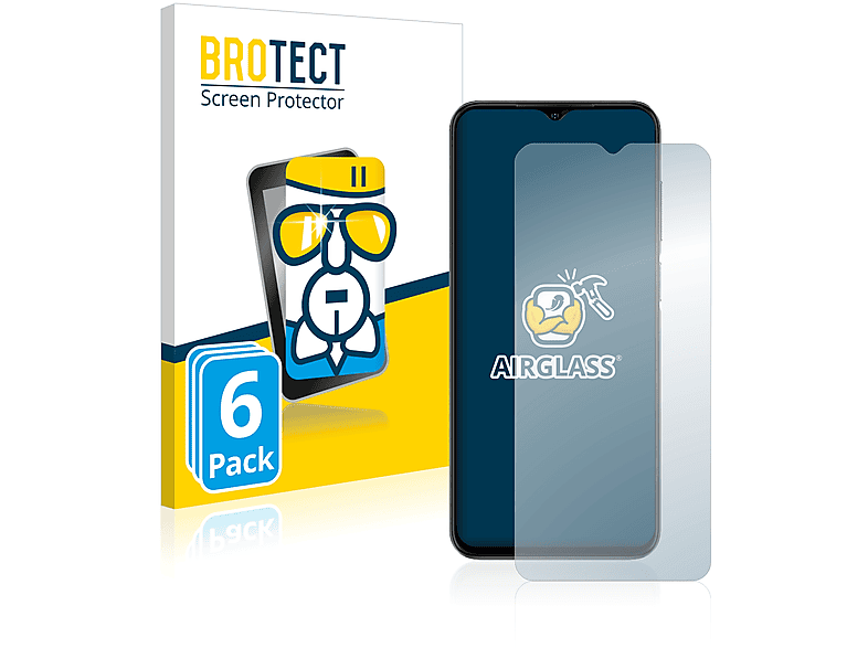 BROTECT 6x Airglass klare Schutzfolie(für Ulefone Note 14 Pro)