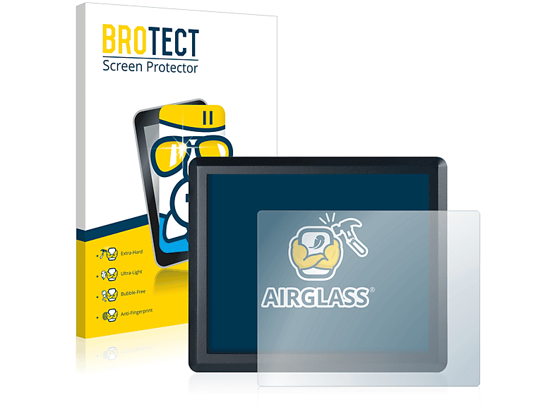 BROTECT Airglass klare Schutzfolie(für Contradata Milano PPC-F08B-BT)