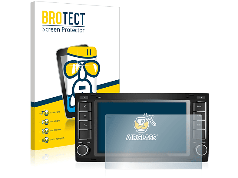 BROTECT klare Schutzfolie(für Airglass M.I.C. AVT7-lite)