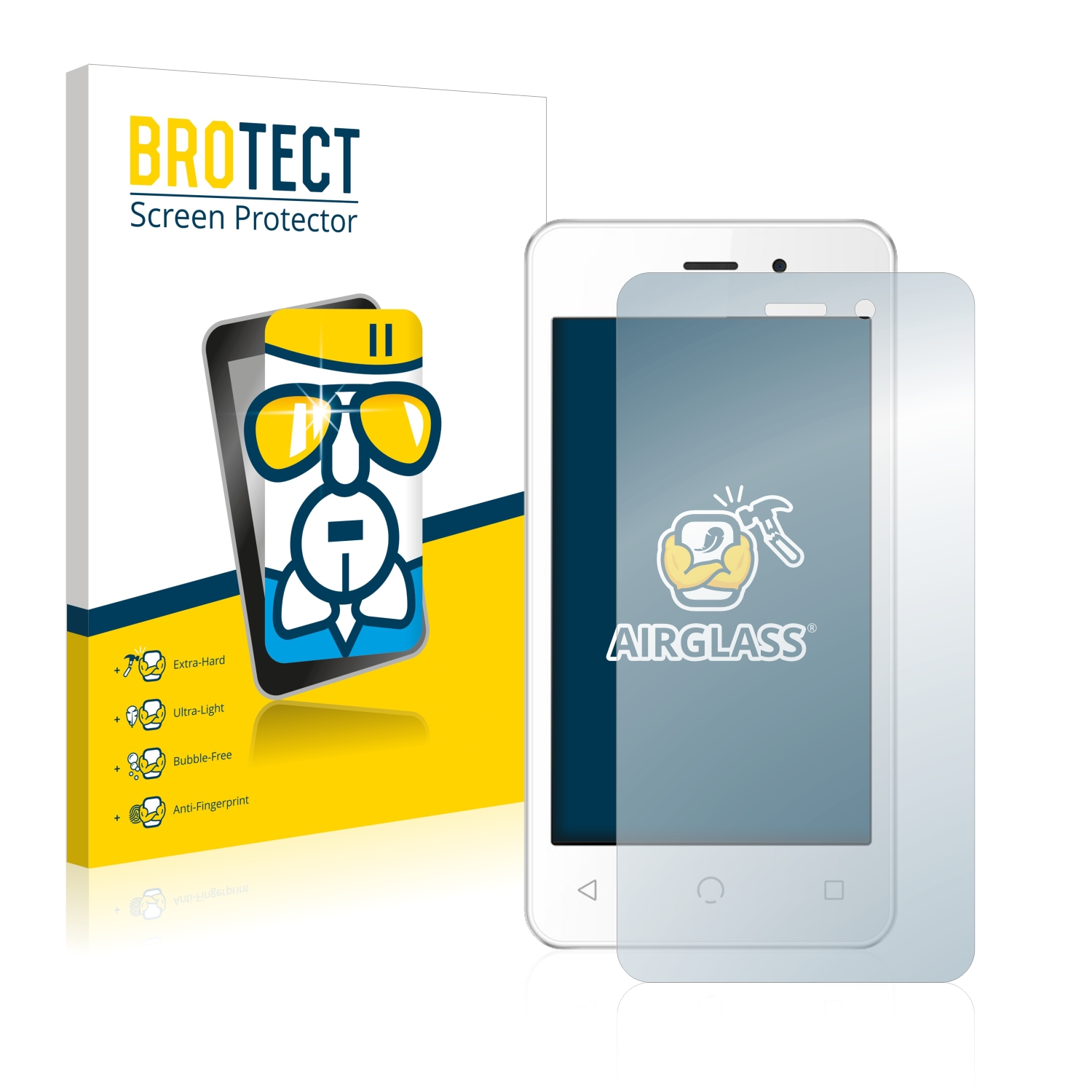 BROTECT Airglass klare Schutzfolie(für NUU Mobile A1)