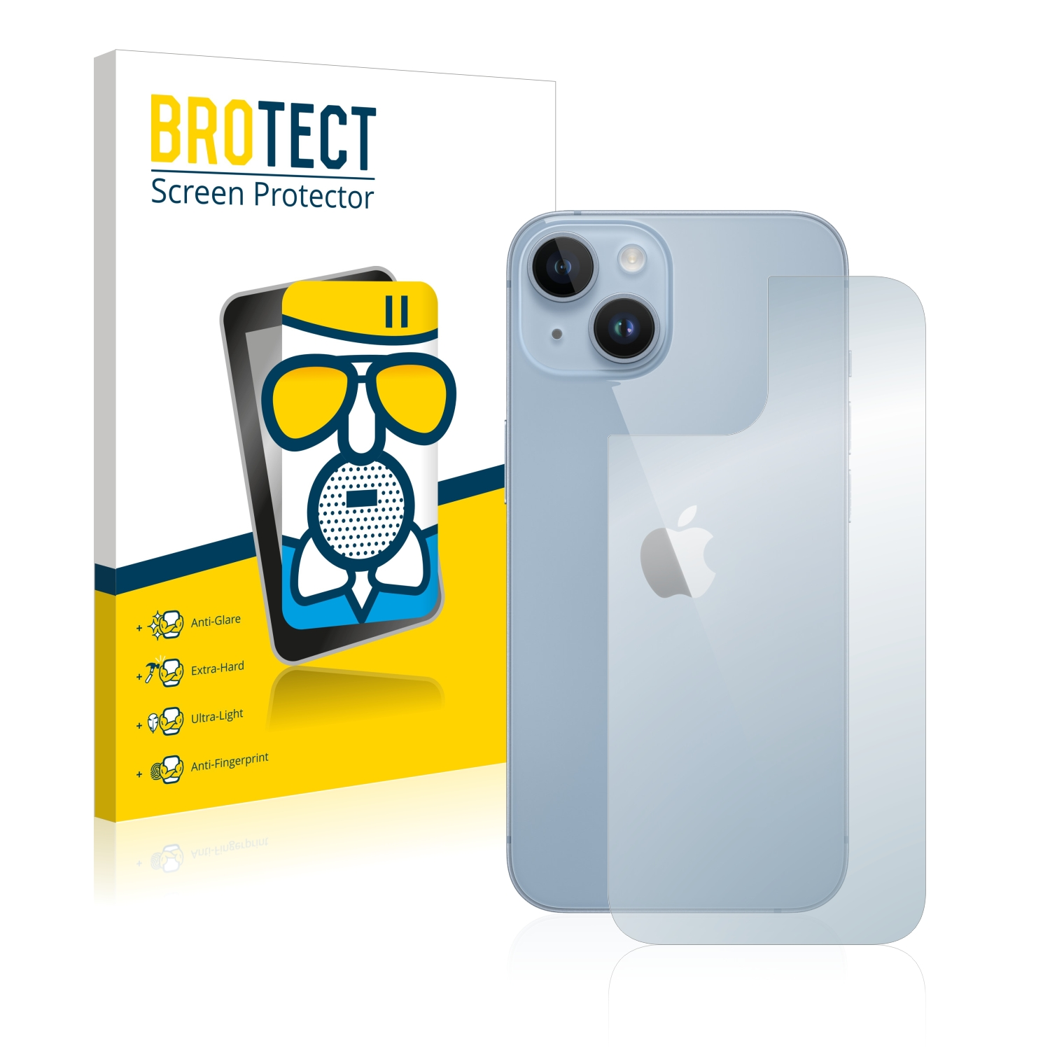 BROTECT 14) Schutzfolie(für iPhone Apple Airglass matte