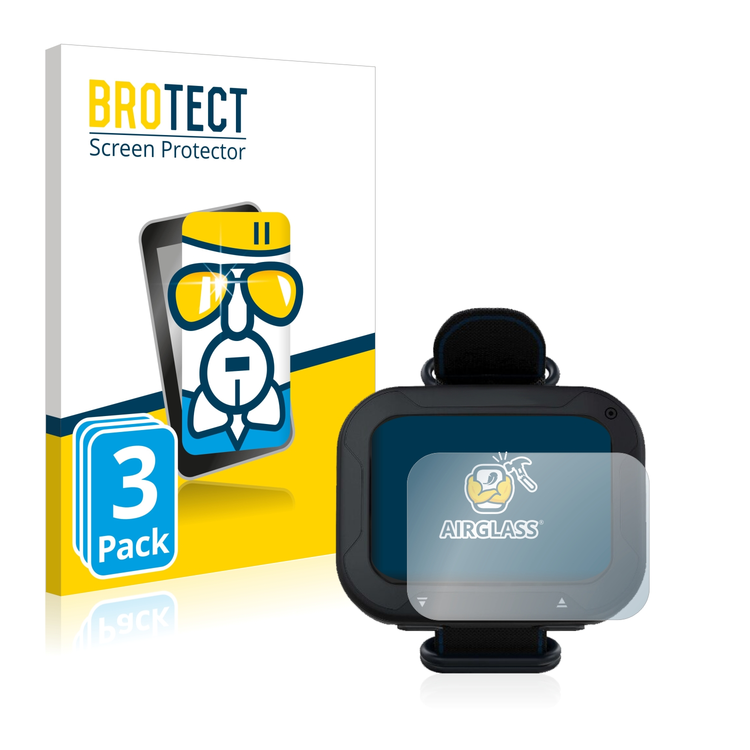 BROTECT 3x Airglass klare Schutzfolie(für i770R) Aqualung