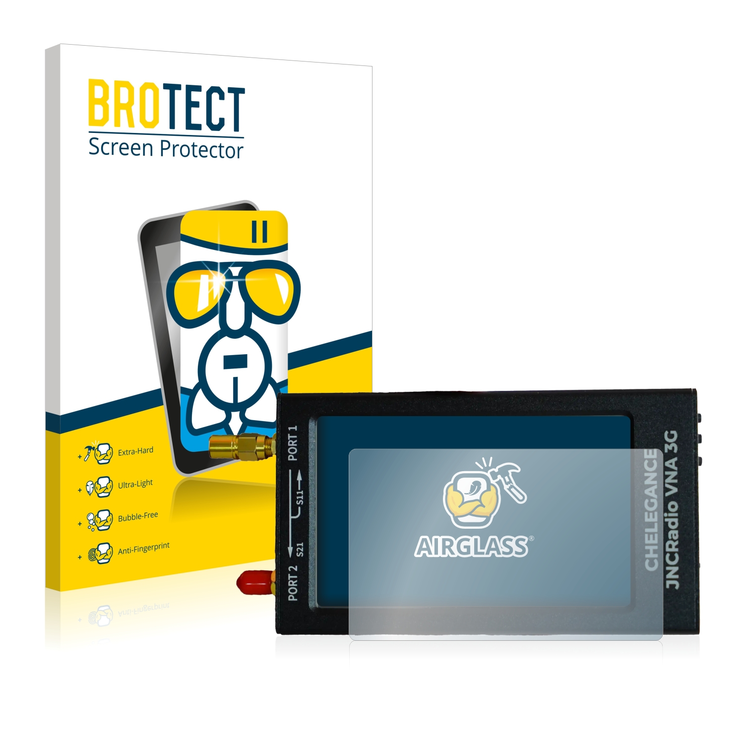 BROTECT Airglass klare Schutzfolie(für 3G) NanoVNA