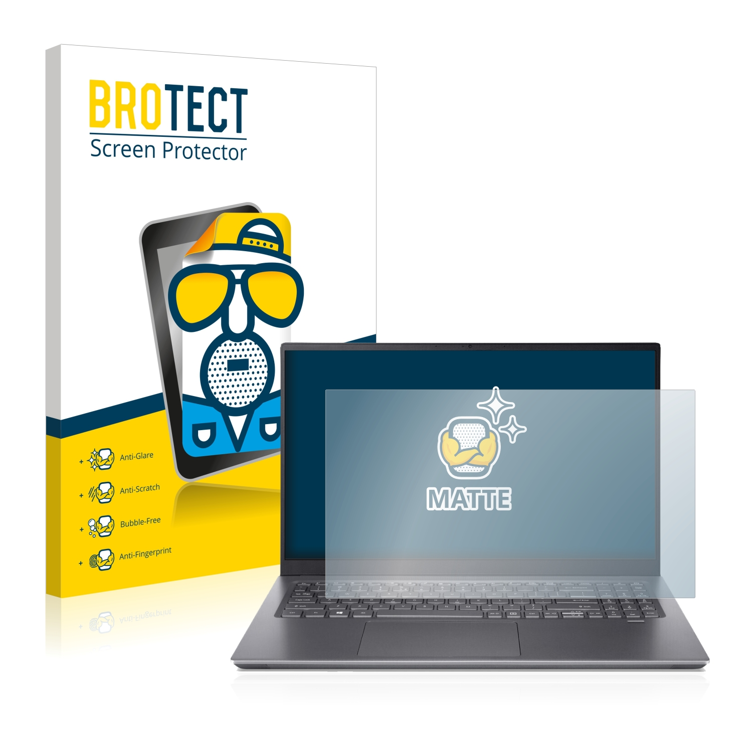 BROTECT matte Schutzfolie(für Acer X Swift SFX16-51G)