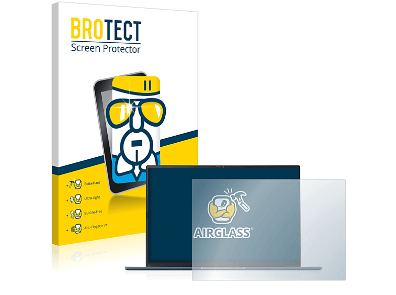 BROTECT Airglass klare Schutzfolie(für ASUS 16X OLED) Vivobook