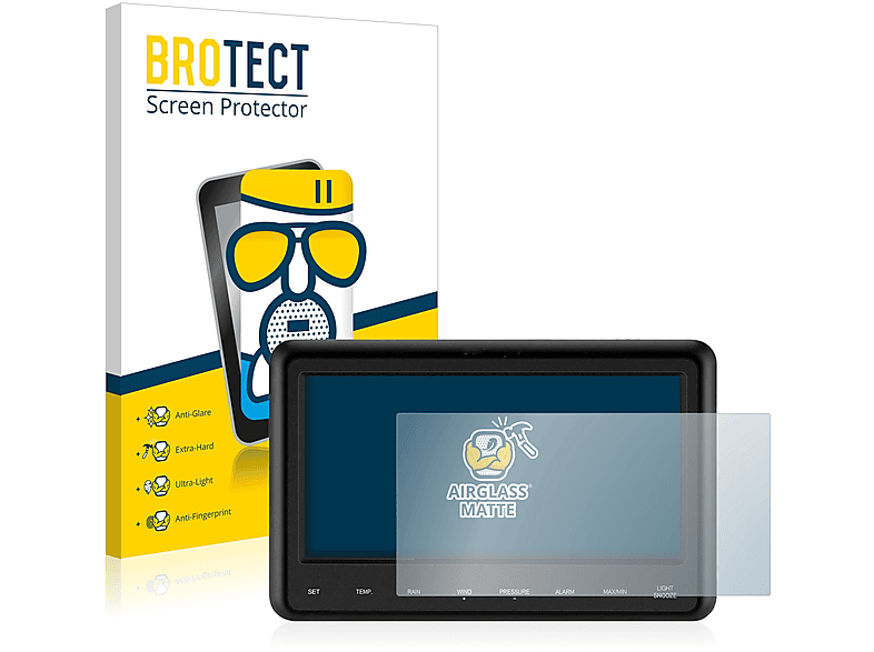 BROTECT Airglass matte Schutzfolie(für Sainlogic WiFi Professional WS3500) Station Weather