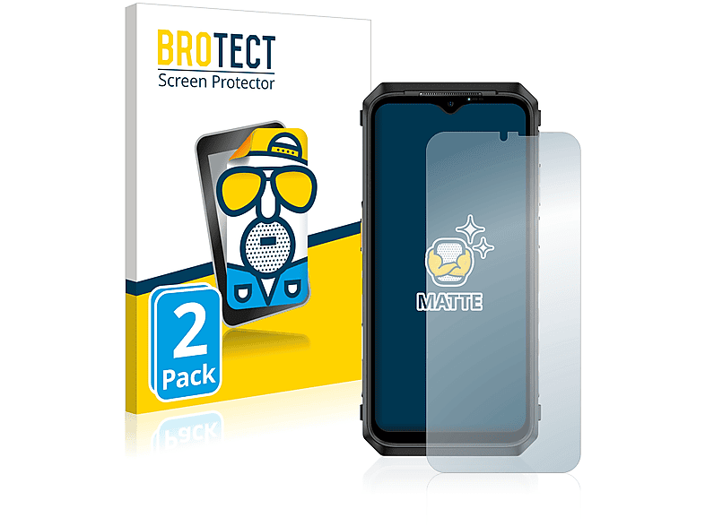 Power Armor 18T) Ulefone 2x matte BROTECT Schutzfolie(für