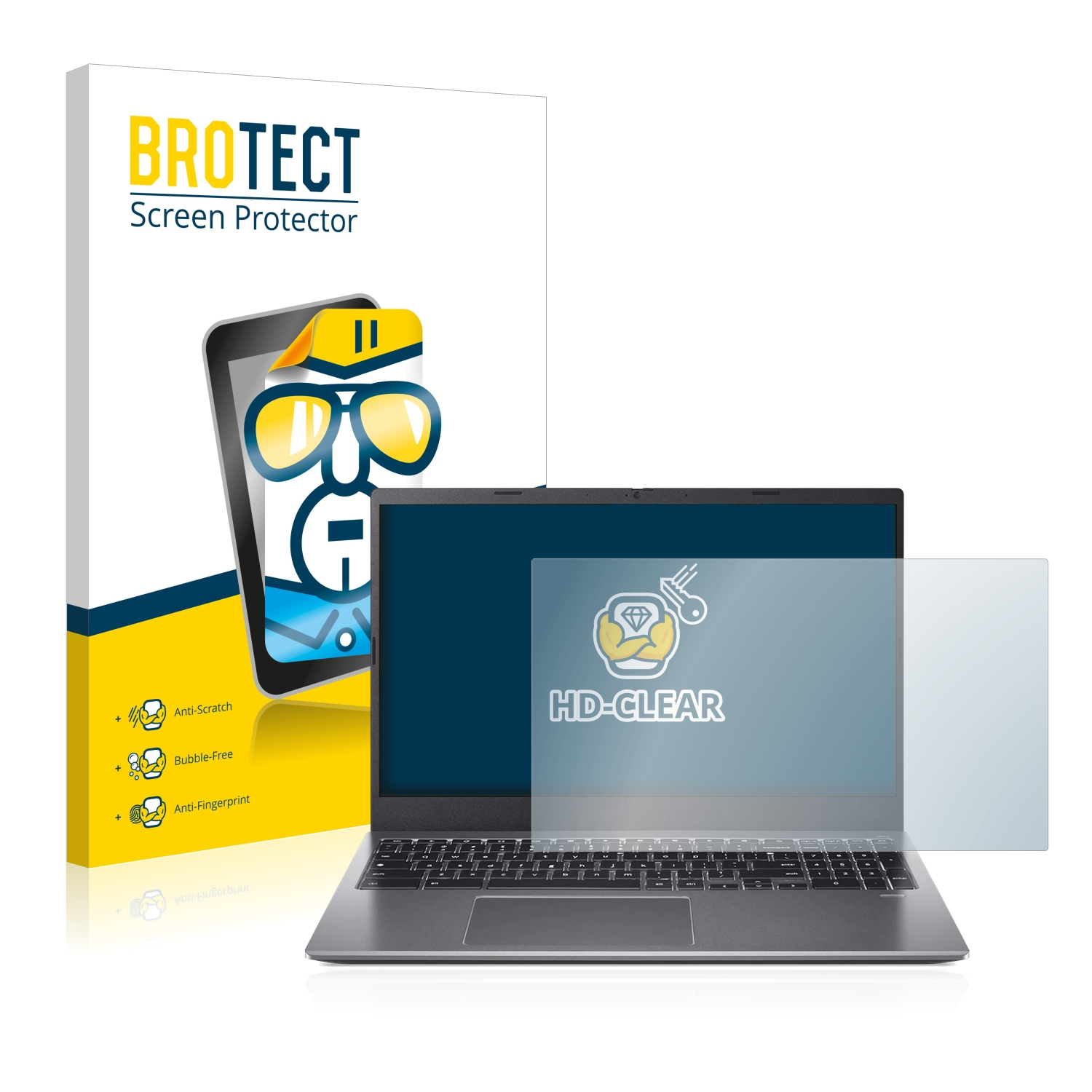 BROTECT klare Schutzfolie(für Acer Chromebook 515)
