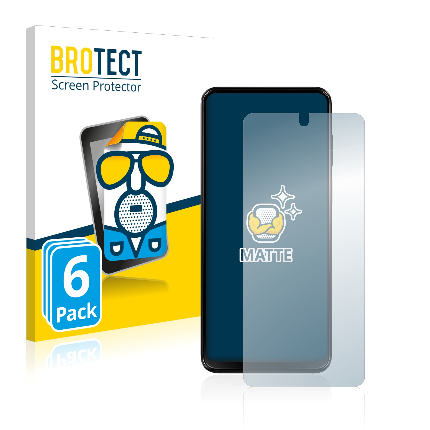 BROTECT 6x matte Schutzfolie(für Motorola Moto G13)