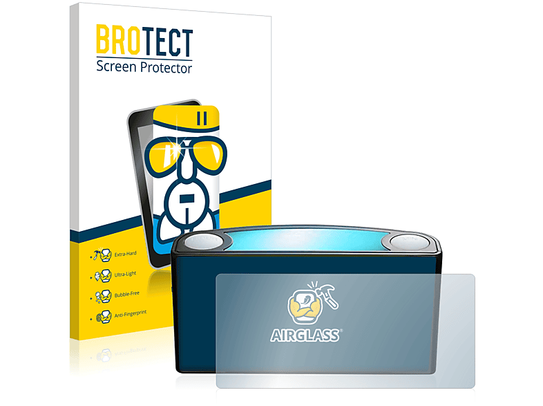 BROTECT Airglass klare Schutzfolie(für Mesqool Digital Alarm Clock CR1008)