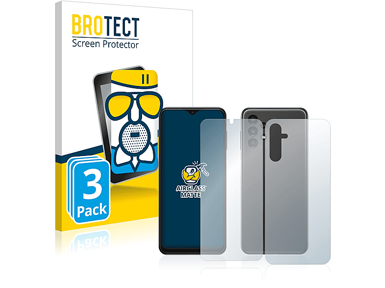 BROTECT 3x Airglass matte Schutzfolie(für Samsung Galaxy A14 5G) | Displayschutzfolien & Gläser