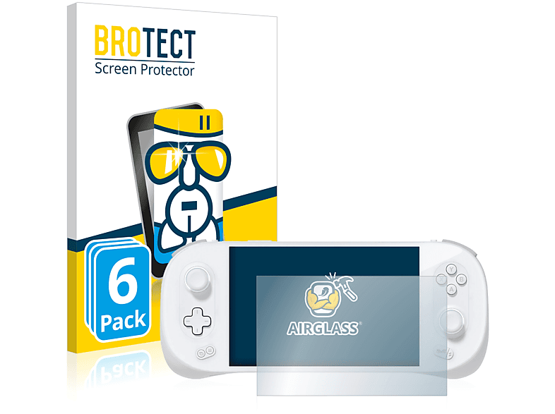 BROTECT 6x Airglass klare Schutzfolie(für Ayaneo 2)