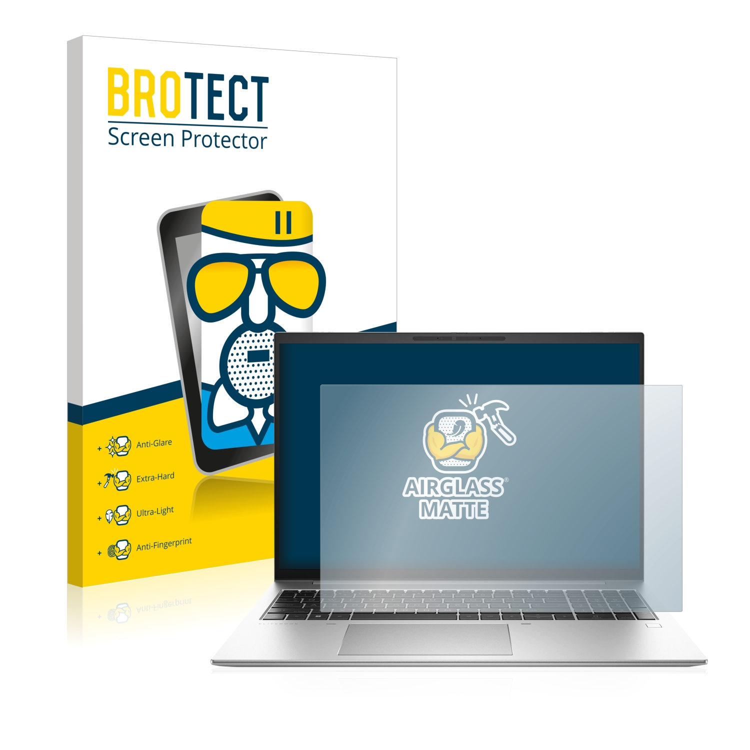 BROTECT Airglass matte Schutzfolie(für HP G9) EliteBook 865