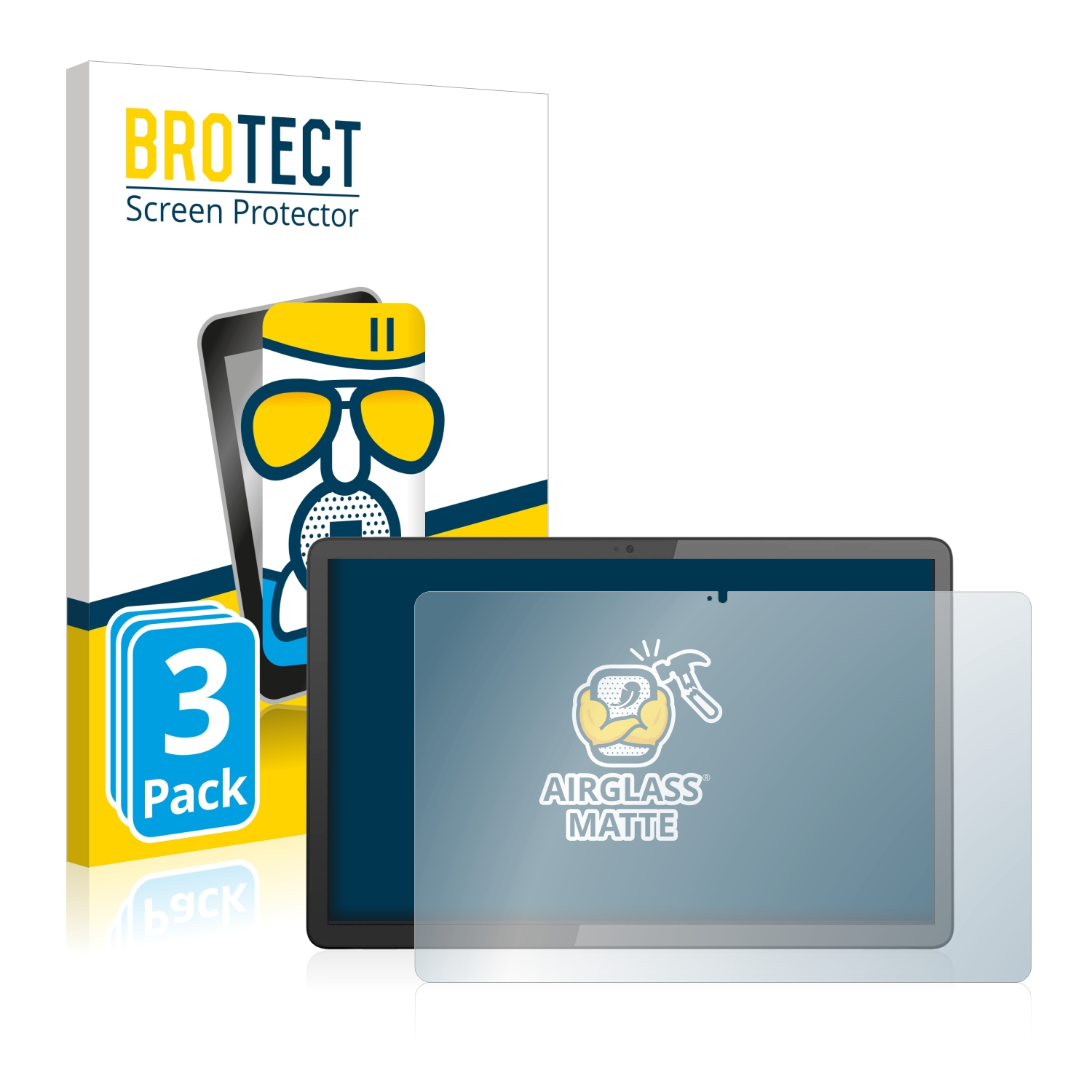 3x matte BROTECT Schutzfolie(für Chromebook 3 Airglass Lenovo 11\