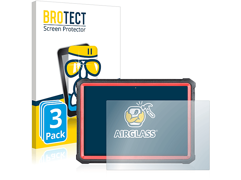 BROTECT 3x Airglass klare Schutzfolie(für Launch X-431 PRO3S+)