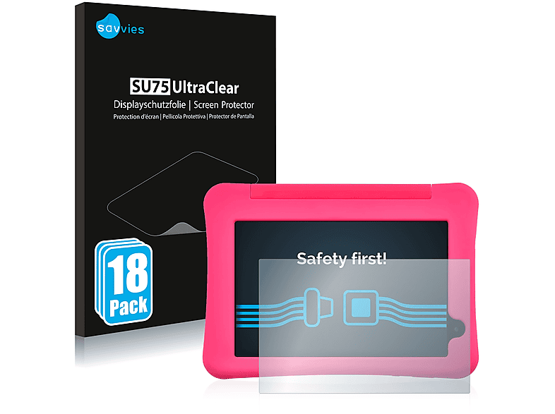 SAVVIES 18x klare Schutzfolie(für SoyMomo Tablet Pro 2.0)