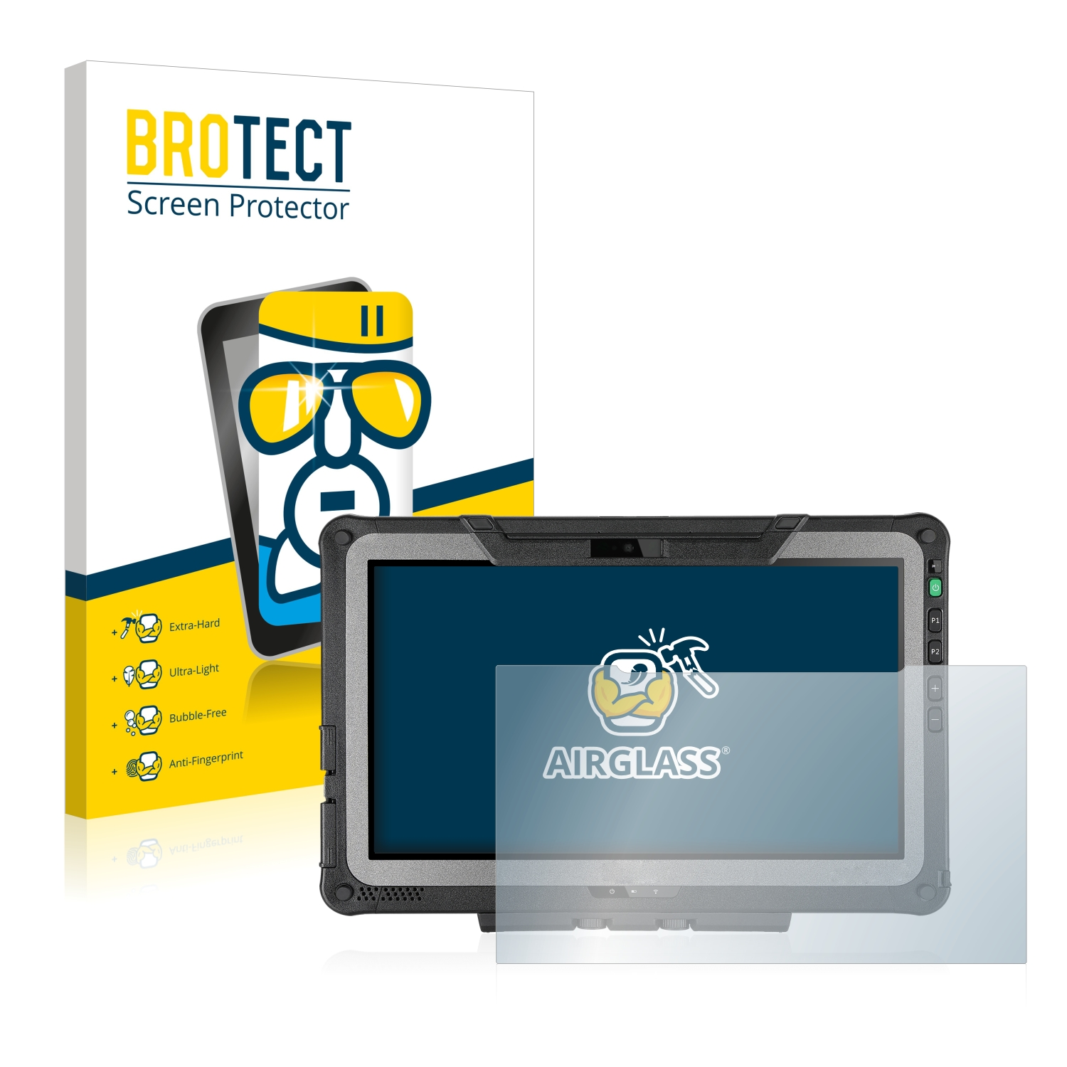 Airglass Getac BROTECT klare F110-EX) Schutzfolie(für