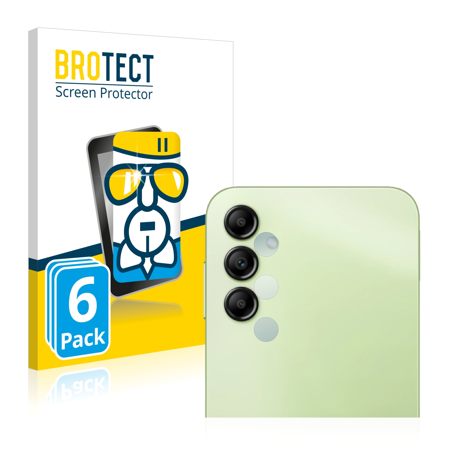 klare 6x BROTECT Samsung Schutzfolie(für Galaxy A14 5G) Airglass