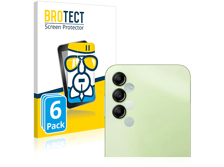 BROTECT 6x Airglass klare Schutzfolie(für Samsung Galaxy A14 5G)