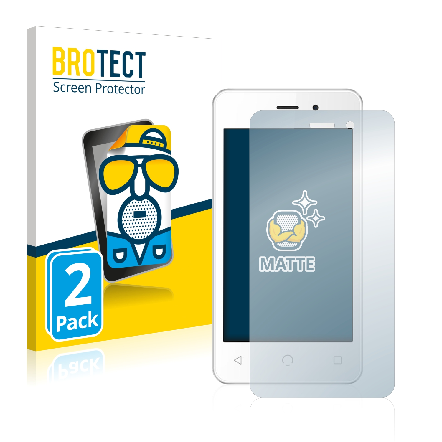 BROTECT Mobile 2x A1) matte NUU Schutzfolie(für