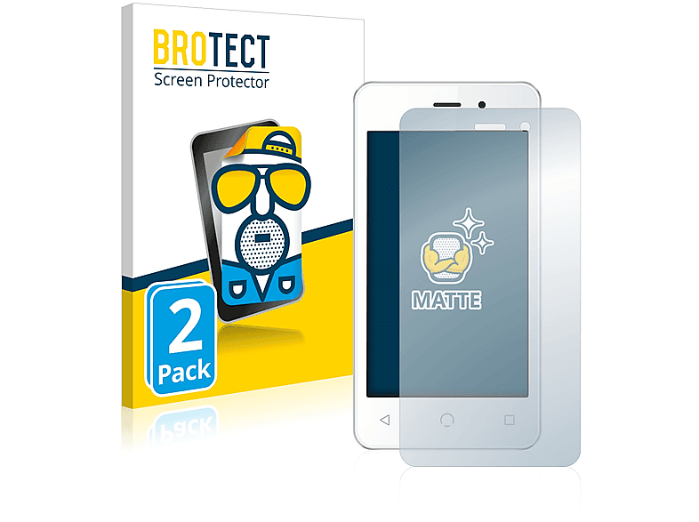 BROTECT Mobile 2x A1) matte NUU Schutzfolie(für