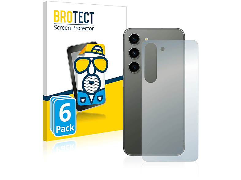 BROTECT 6x matte Schutzfolie(für Samsung Galaxy S23 Plus)