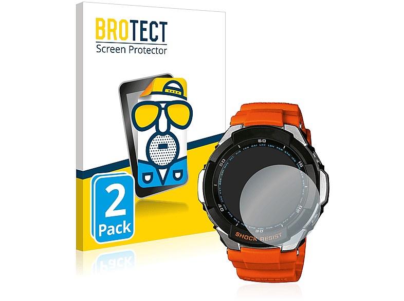 BROTECT 2x matte Schutzfolie(für Casio G-Shock GW3000) | Smartwatch Schutzfolien & Gläser