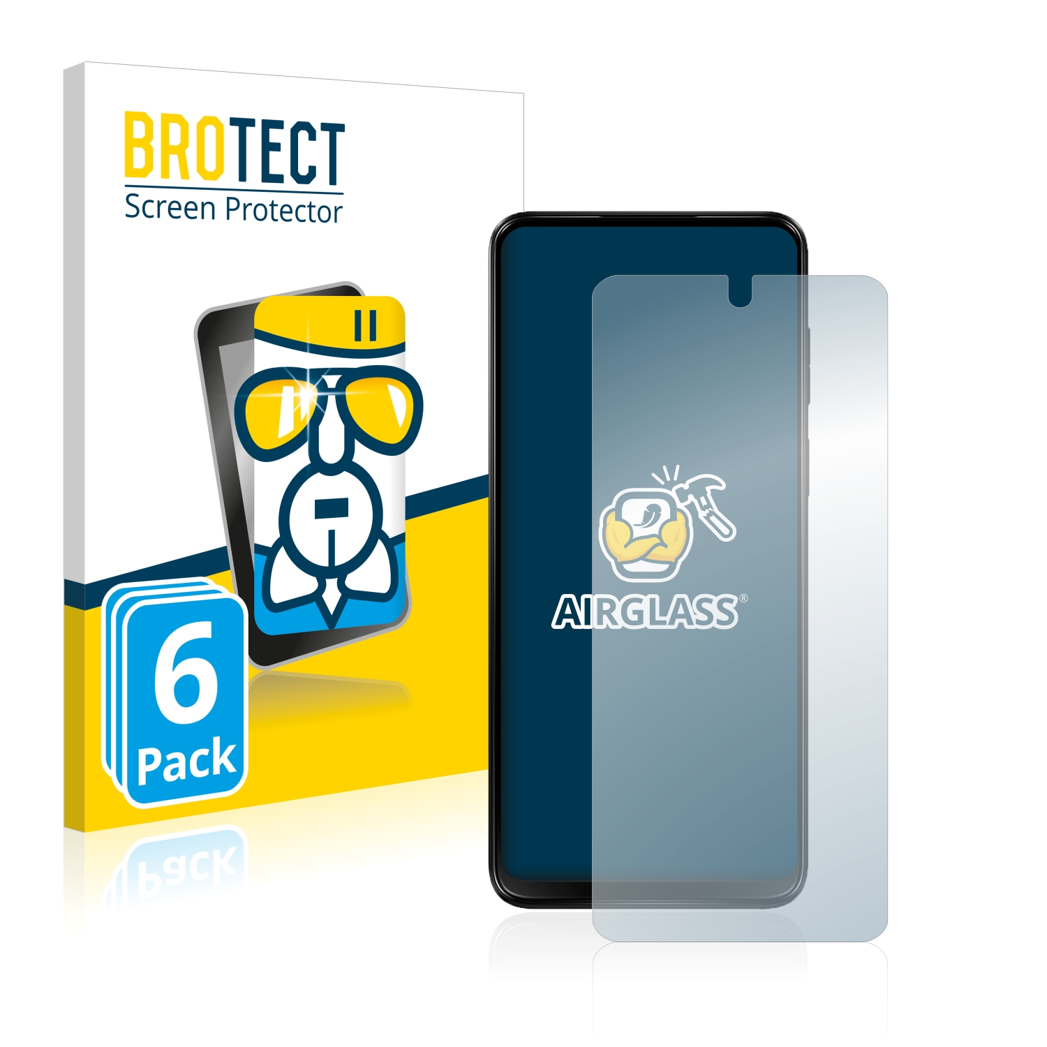 Motorola klare 6x Schutzfolie(für BROTECT Moto Airglass G13)