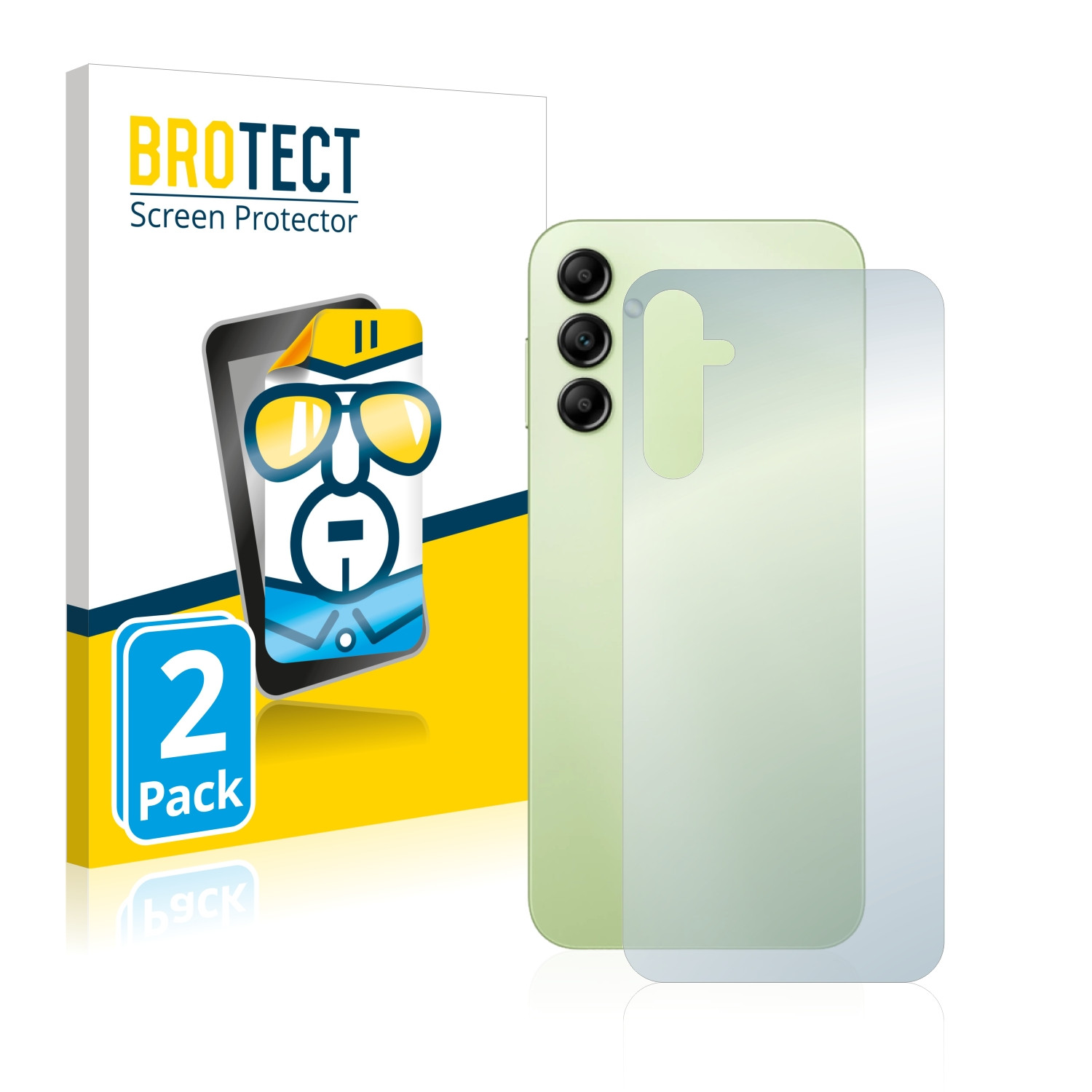 BROTECT 2x klare Samsung A14 5G) Galaxy Schutzfolie(für
