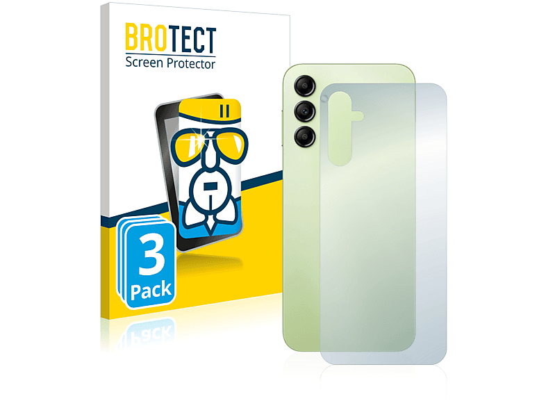 BROTECT 3x Airglass 5G) Schutzfolie(für Galaxy Samsung klare A14