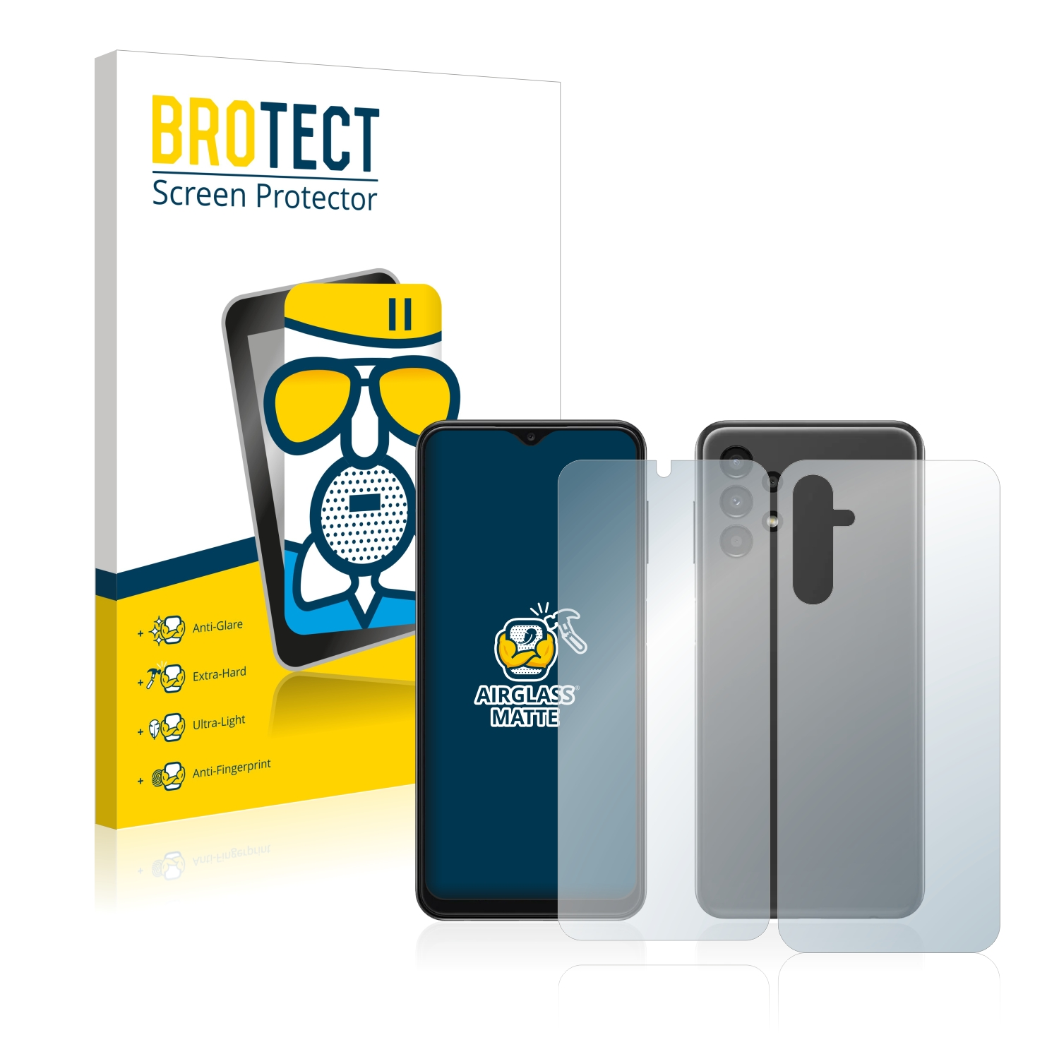 Schutzfolie(für BROTECT A14 Galaxy 5G) Airglass matte Samsung