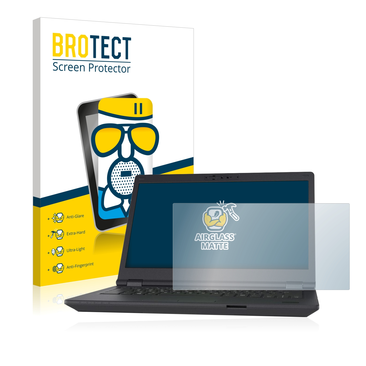 BROTECT Airglass matte Schutzfolie(für Fujitsu Lifebook E5411)