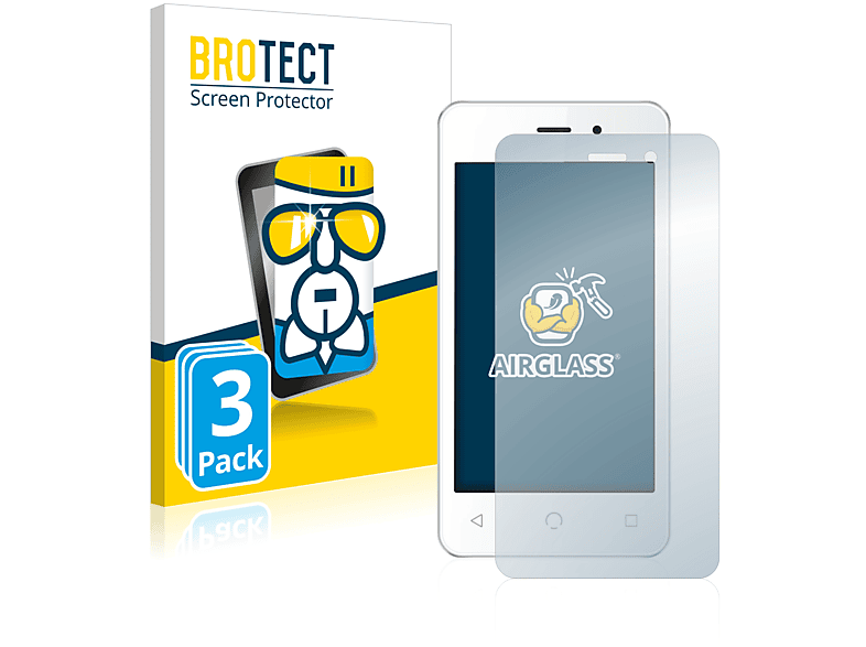NUU A1) Schutzfolie(für BROTECT klare Mobile Airglass 3x