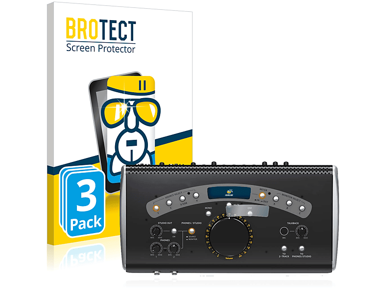 Schutzfolie(für CONTROL2USB) Behringer 3x BROTECT Airglass XENYX klare