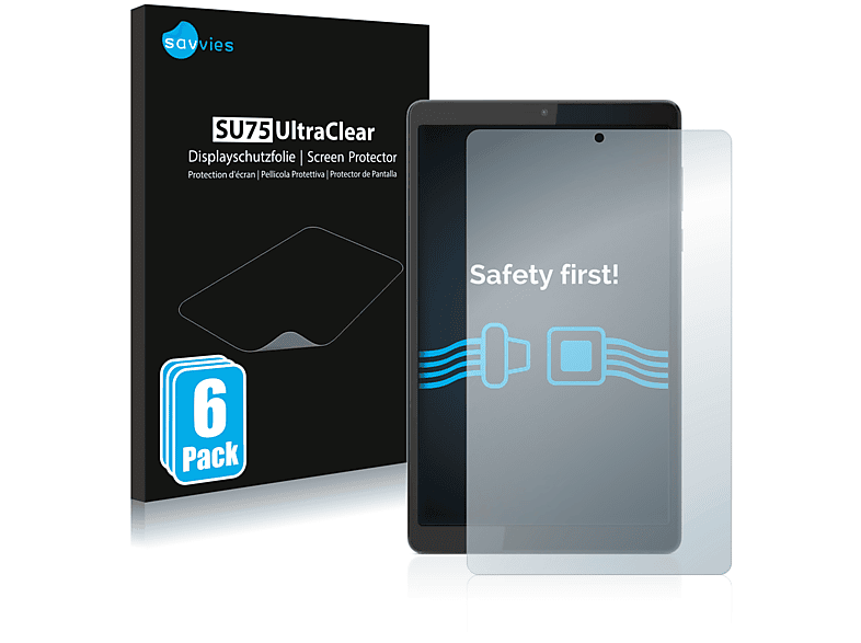 (4. M8 Gen.)) SAVVIES Tab klare Lenovo Schutzfolie(für 6x