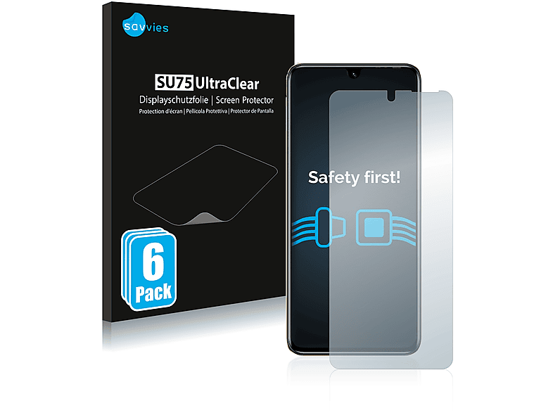 SAVVIES 6x klare Schutzfolie(für Infinix Zero 20)
