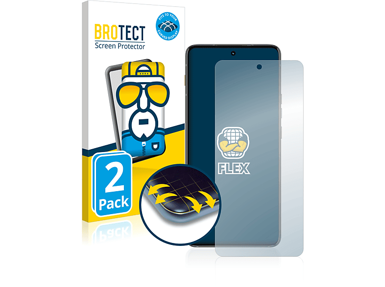 Motorola BROTECT 2x ThinkPhone) Full-Cover 3D Schutzfolie(für Curved Flex