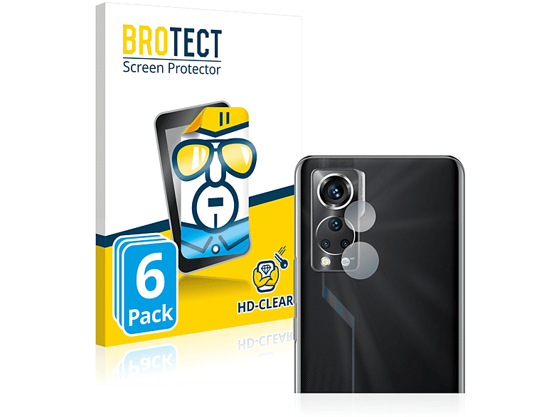 6x BROTECT 30 (NUR 5G ZTE Kamera)) klare Schutzfolie(für Axon