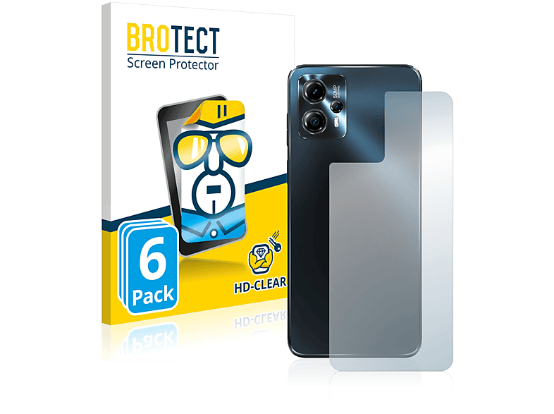 BROTECT Moto 6x Motorola G13) klare Schutzfolie(für