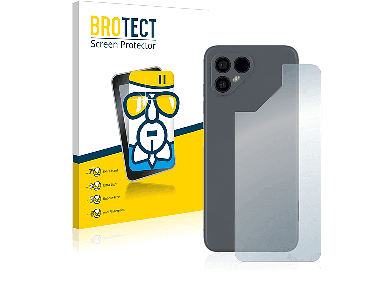 BROTECT Airglass 4) klare Schutzfolie(für Fairphone