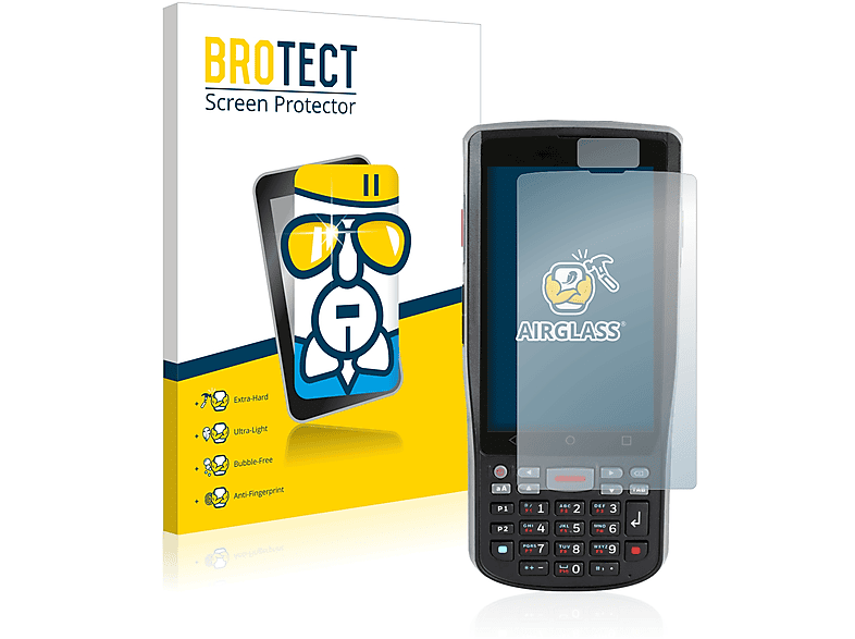 BROTECT Airglass klare Schutzfolie(für Honeywell ScanPal EDA51K)