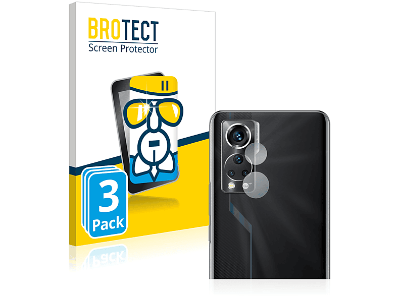BROTECT 3x Airglass klare (NUR 30 Kamera)) Schutzfolie(für 5G Axon ZTE