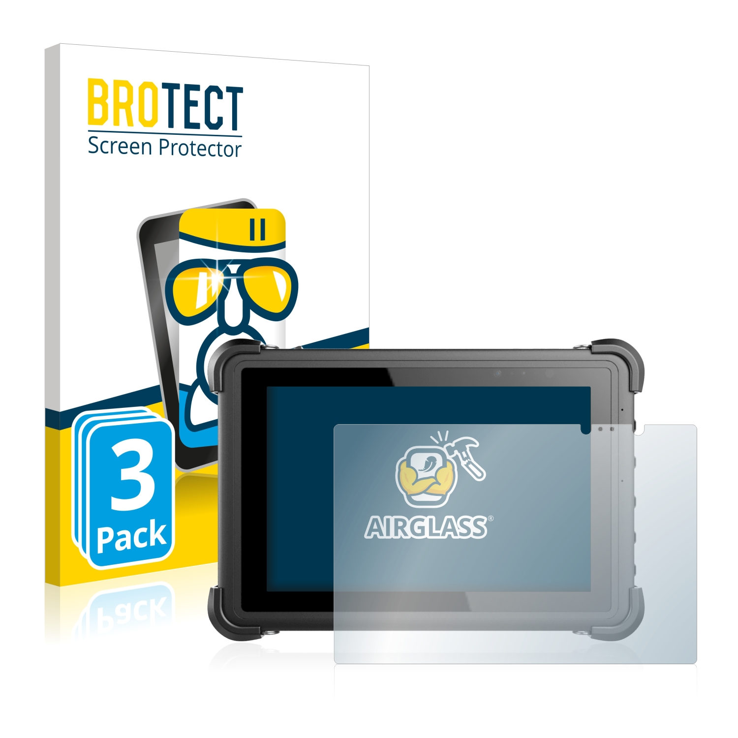 L210) Werock Rocktab BROTECT 3x klare Schutzfolie(für Airglass