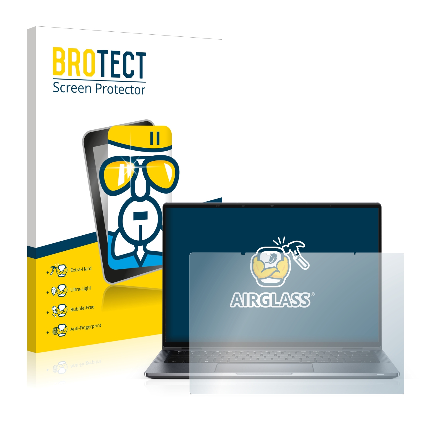 BROTECT Airglass klare Schutzfolie(für Dell 9330 Latitude 2-in-1)