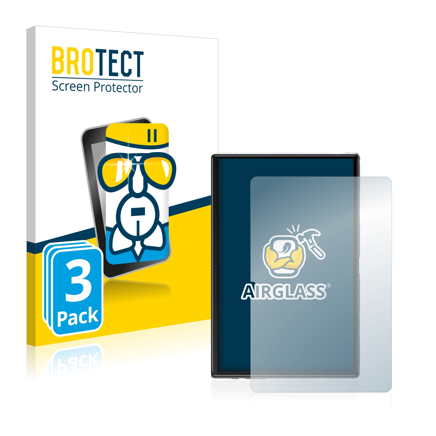 BROTECT 3x Airglass klare Schutzfolie(für T10 10\